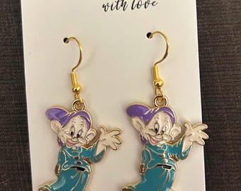 Handmade Disney Snow White and the seven dwarves dopey earrings