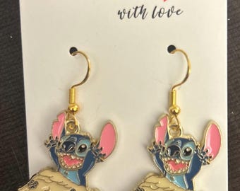 Boucles d'oreilles Disney faites main