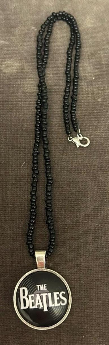 Handmade the Beatles Logo Necklace - Etsy