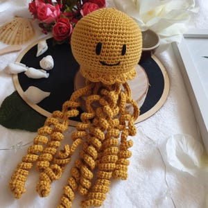 Crochet Octopus For Preemie Baby, Plushie Cuddler Toy For Nicu, Sensory Toy Gift