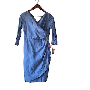 Alex Evenings Dress Blue - Etsy