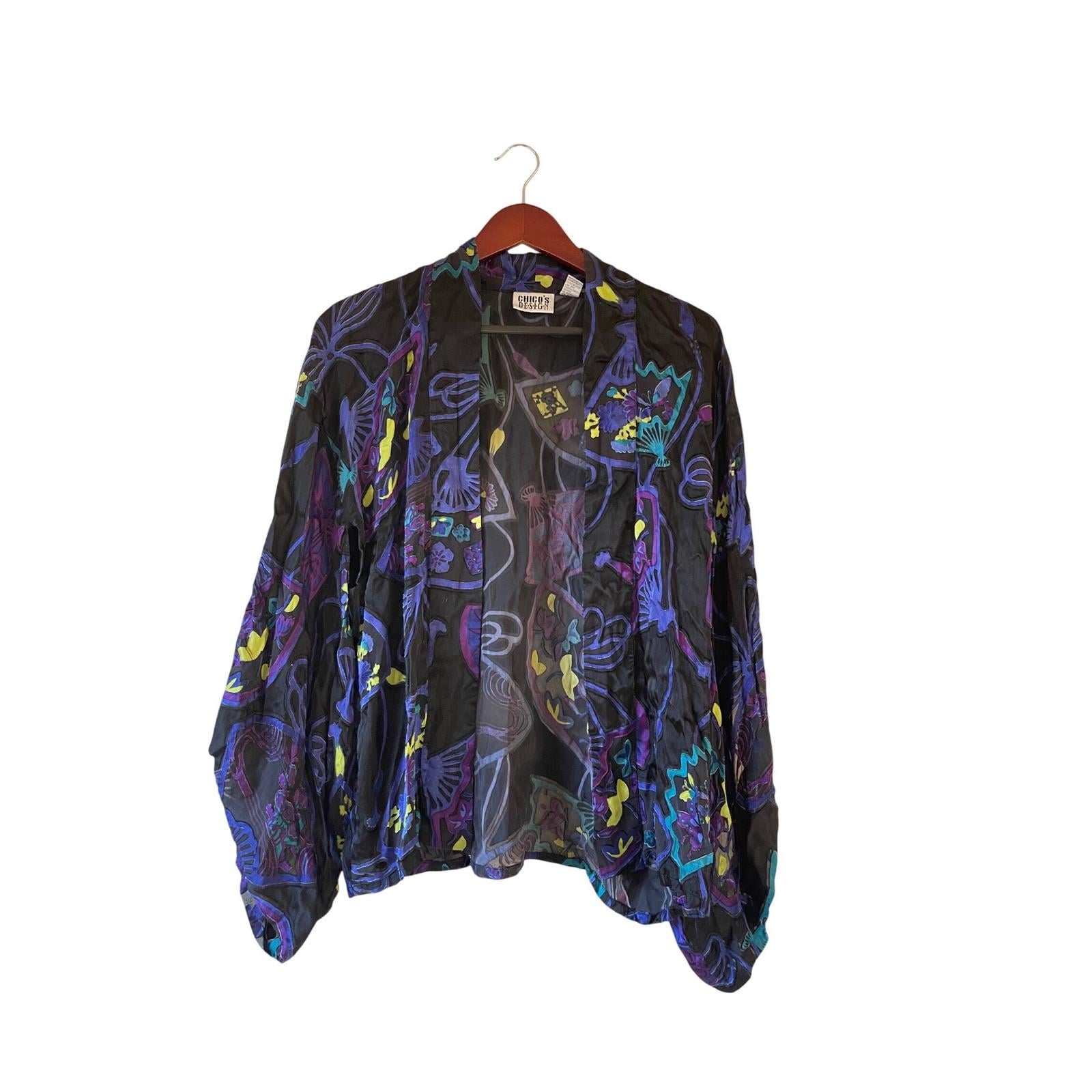Silk Jackets Chicos - Etsy
