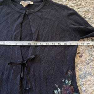 Vintage free people tie front boho cottagecore cardigan medium image 6