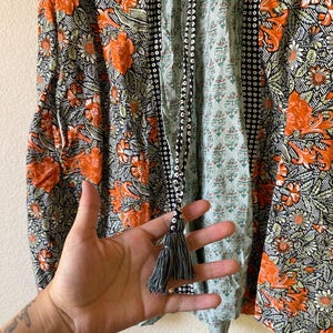 Anthropologie Astrid Tunic Dress Blue Green Side pockets size medium image 5