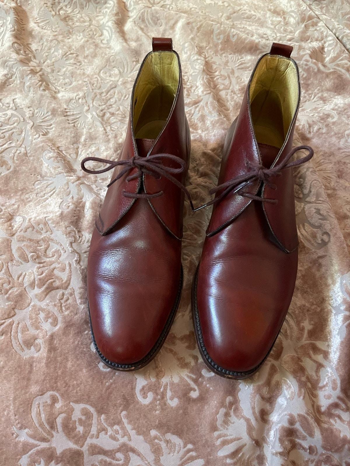 コールハーン メンズ ヴィンテージ ブラウン チャッカブーツ サイズ8.5