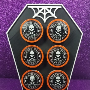 Coffin Spiderweb Pod Holder Coffee Stand 3D Printed
