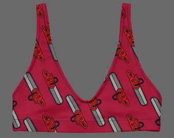 Chainsaw Gefüttertes Bikini Oberteil