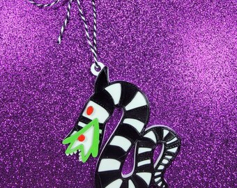 Sandworm 3D Printed Spooky Christmas Ornament