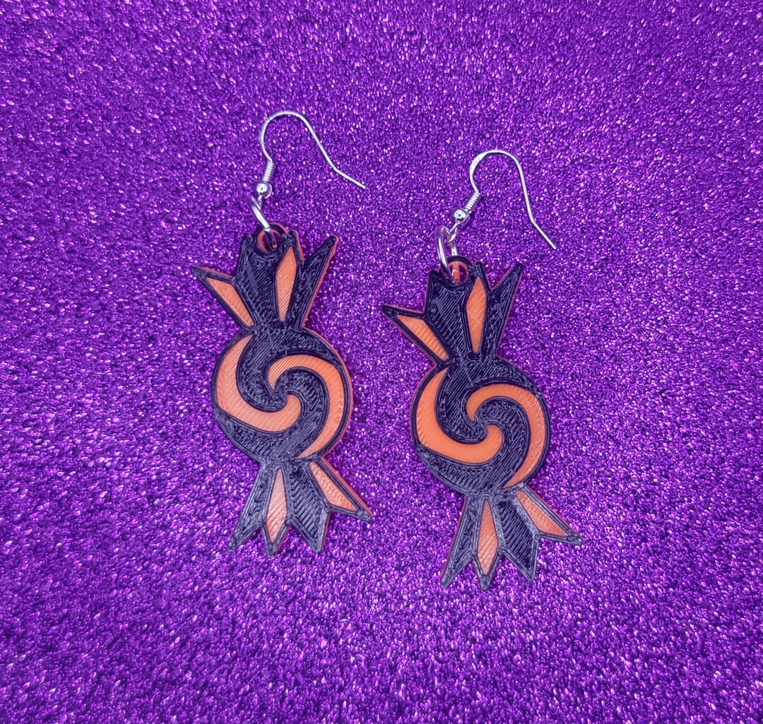 Halloween Candy Statement Earrings 3D Printed. Weird Earrings Etsy