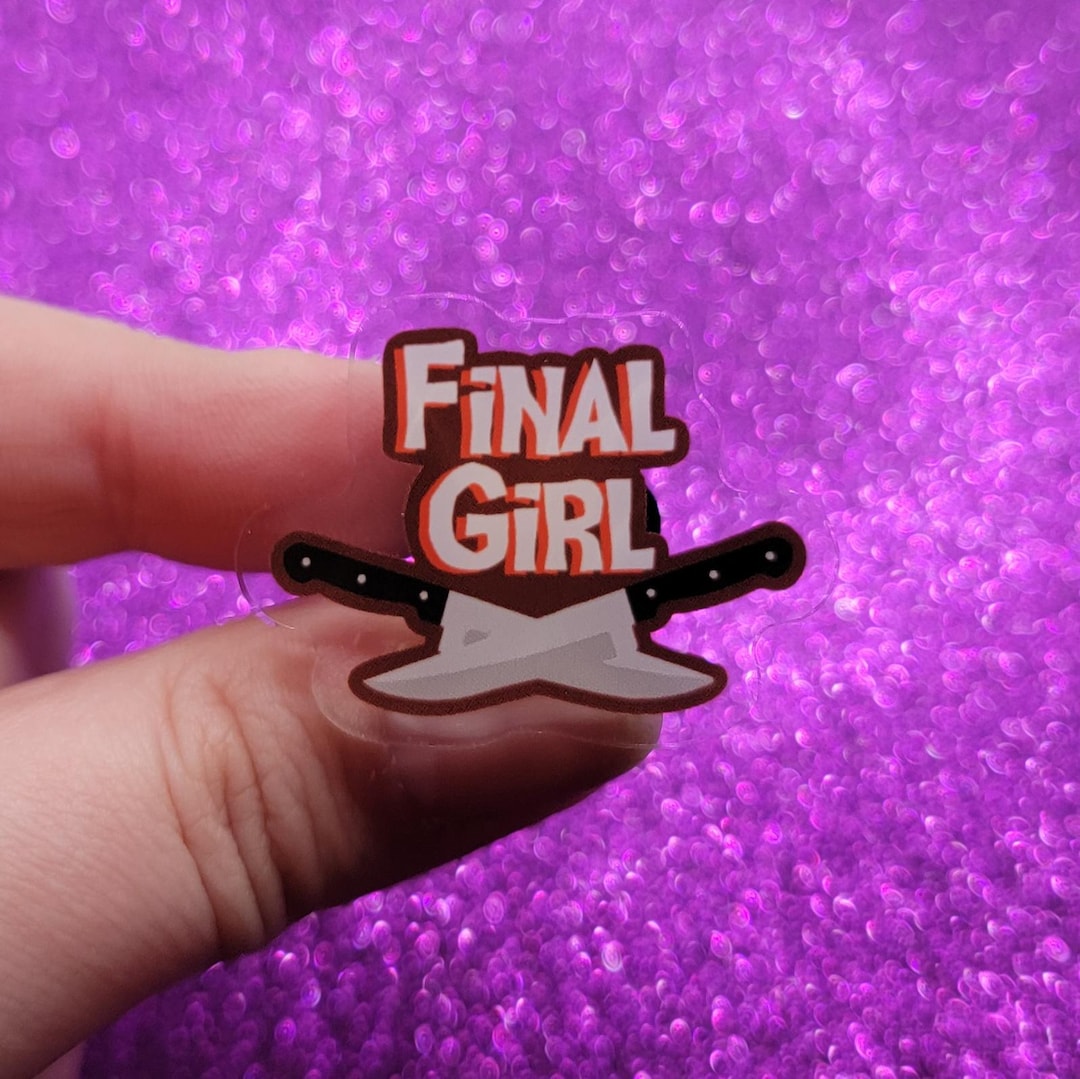 Final Girl Acrylic Pin, Spooky, Halloween, Goth, Horror Movie - Etsy