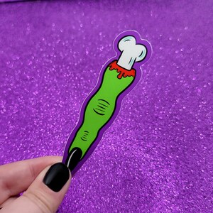 Halloween Witch Finger Sticker 1&quot;x3.5&quot;