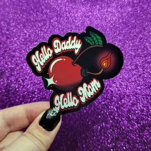 Cherry Bomb Sticker 3&quot;x3&quot;
