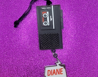Diane Tape Recorder 3D Printed Christmas Ornament