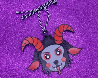 Cute Krampus Spooky Christmas Ornament 3D Printed