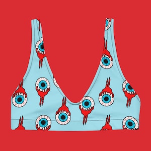 Eyeballs Padded Bikini Top