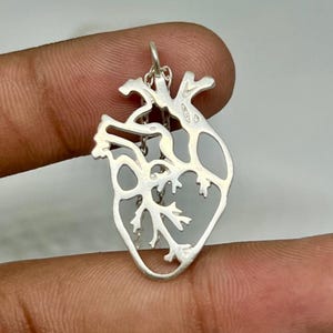925 Sterling Silver Heart Pendant | Elegant Heart-Shaped Silver Necklace | Handmade Love Pendant for Women