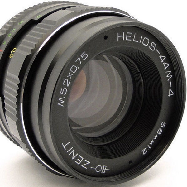 US Seller Helios 44m-4 EXC 58mm f2 Portrait Bokeh Lens DSLR M42 Mount 44-2 Old