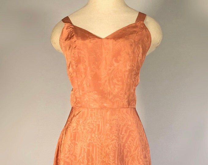1930s Swirl Skirt - Rust
