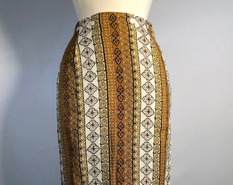 Early 1960s Mid-Calf Skirt by Junior House Milwaukee