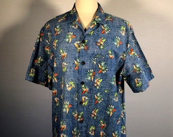 1980年代のケニントン ハワイアン パロット シャツ