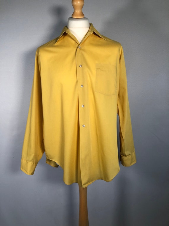 1970s Gold Dress Shirt by Arrow