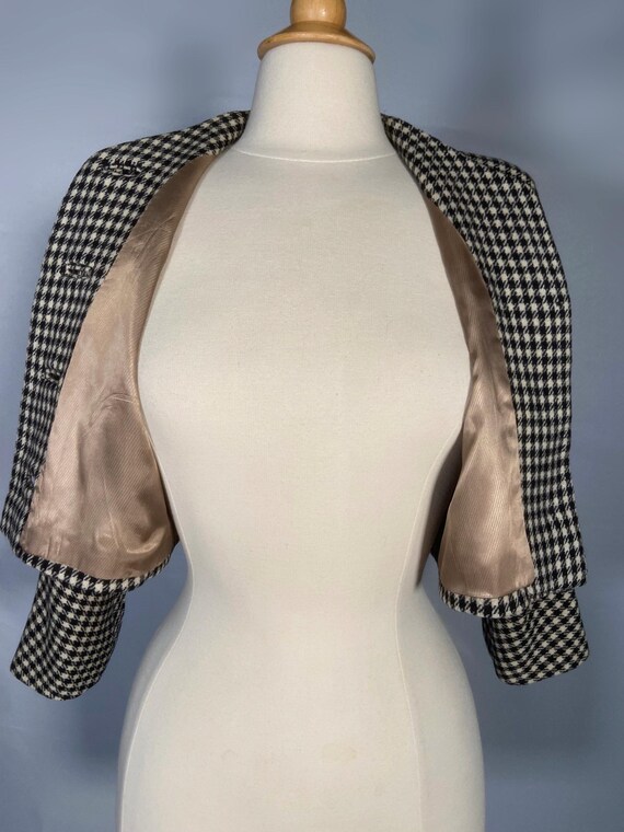 1940s Short Houndstooth Jacket - image 7