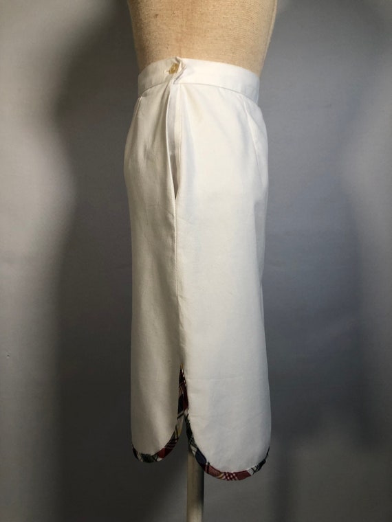 1970s Sail Boat Skirt with Culotte Slip by Joyce … - image 5