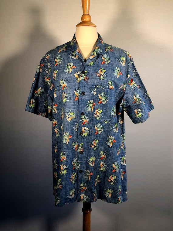1980s Kennington Hawaiian Parrot Shirt