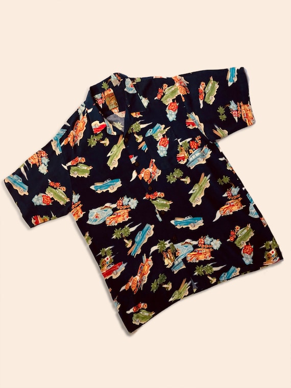 1980s Pineapple Connection Hawaiian Shirt