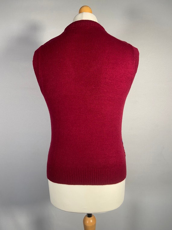 1970s Striped Knit Vest by Devon - image 2