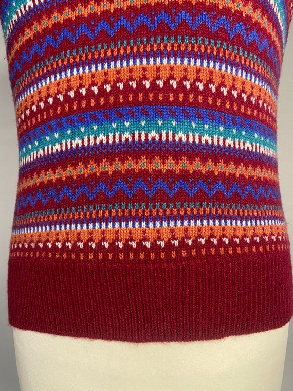 1970s Striped Knit Vest by Devon - image 6