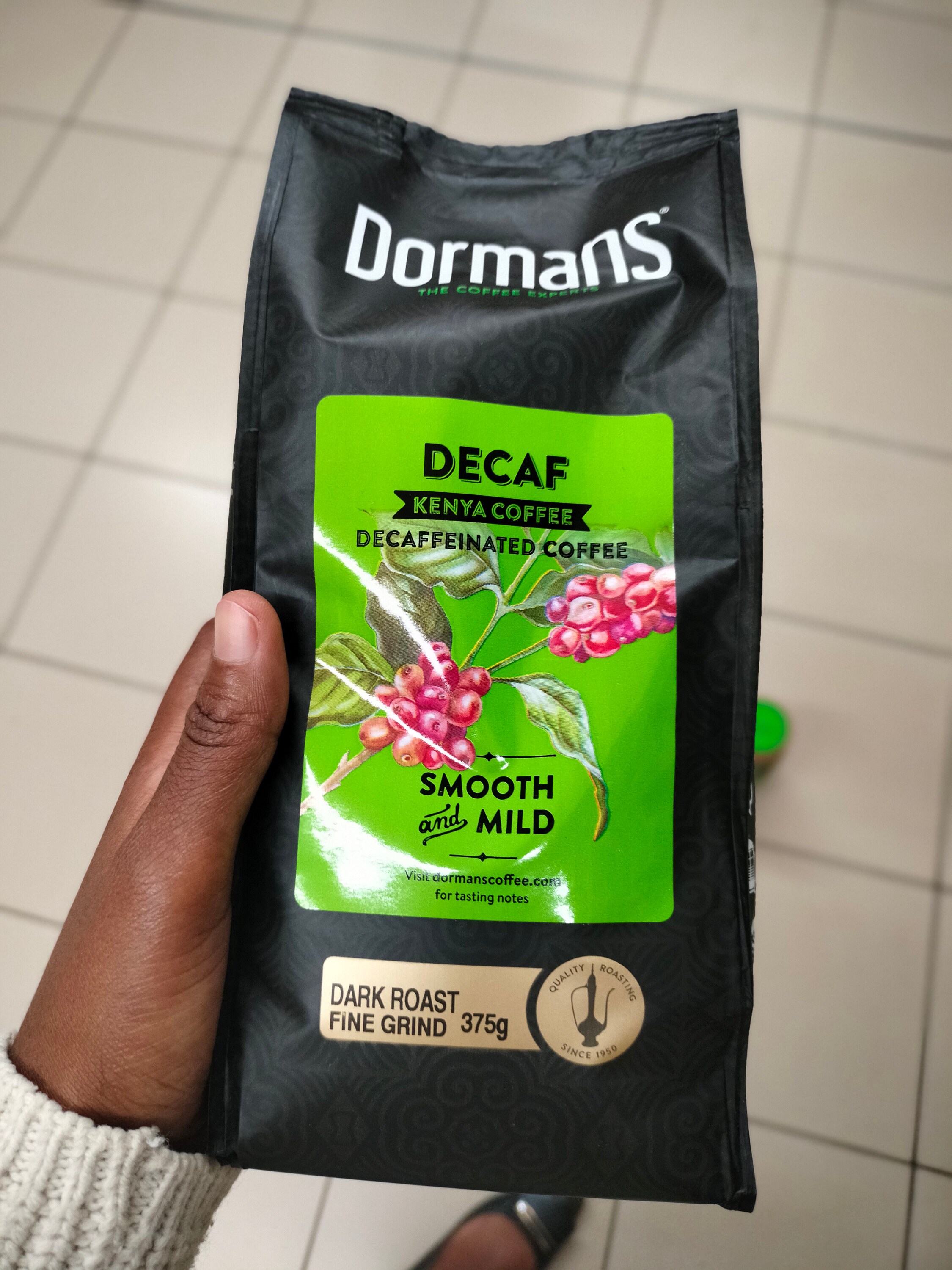 Dormans smooth and mild decaf coffee/ Kenya decaffeinated Etsy