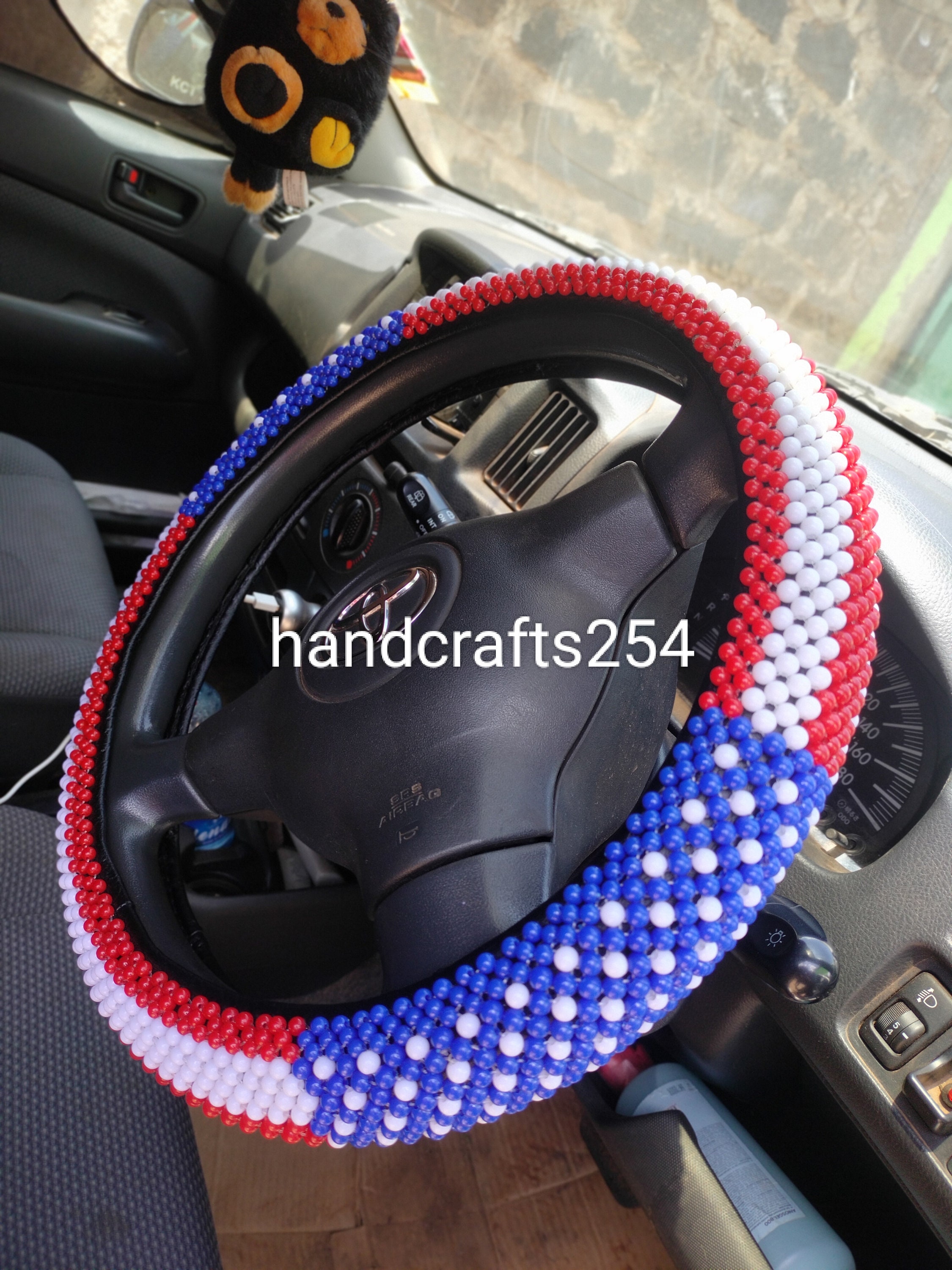 Beaded steering wheel cover deals