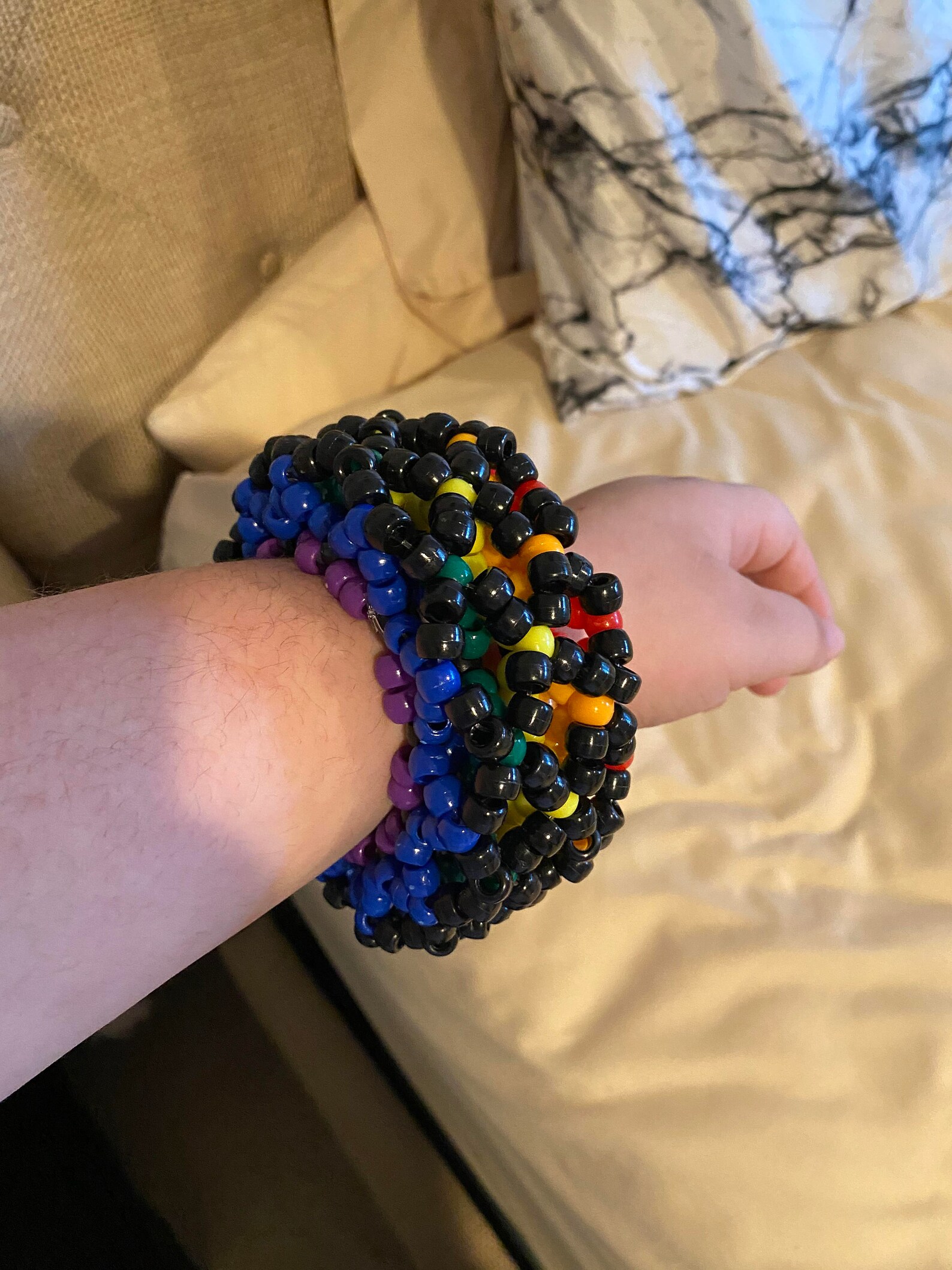 Large Kandi Cuff Personalized FREE SHIPPING Etsy