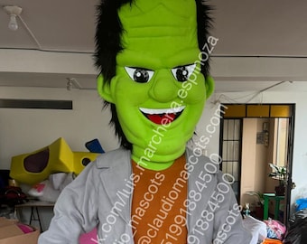 Frankenstein Horror Halloween Mascot Costume Spooky Character Suit Party Performance Outfit Festival Show Gear Custom Animator Suit Parades
