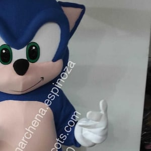 Sonic Blue Hedgehog GRATIS VERZENDING Cartoon mascottekostuum professioneel vakantie verjaardag Kerstmis - gratis verzending