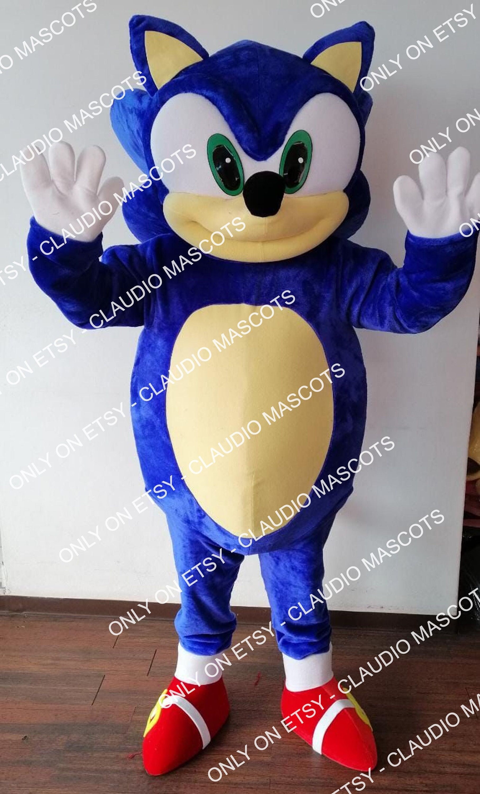 Fantasia De Personagem Do Filme Ce,Alta Qualidade,Sonic,Mascote,Para  Adultos,Divertido,De Pelúcia - Buy Movie Character Sonic Mascot  Costume,Sonic