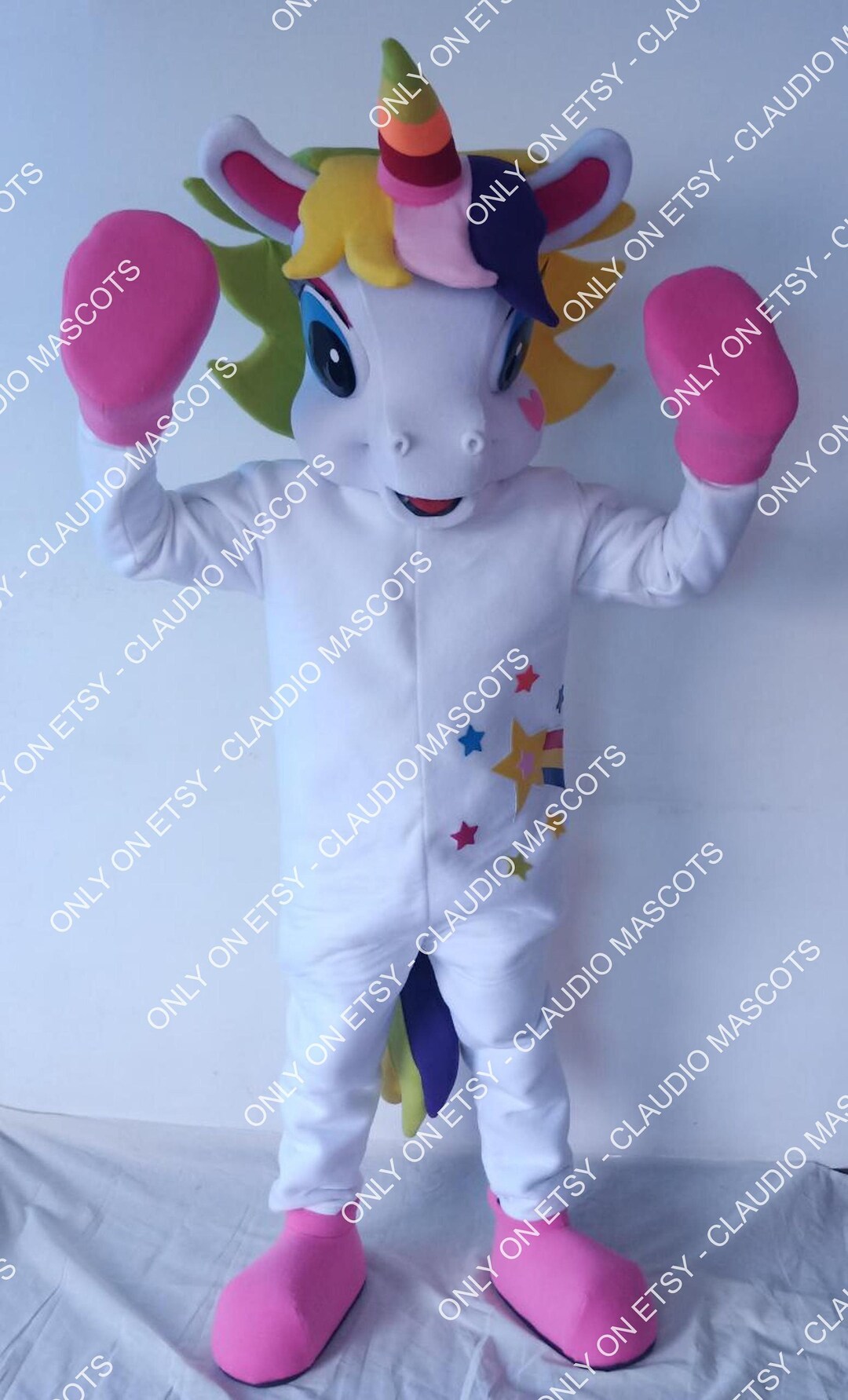 Pink Pony Unicorn Horse Mascot Costume – Full Body Costume For Events & Marketing