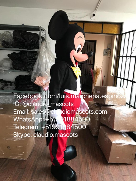 Mickey Mouse Mascot Costume Higher Quality Adult Cartoon Etsy