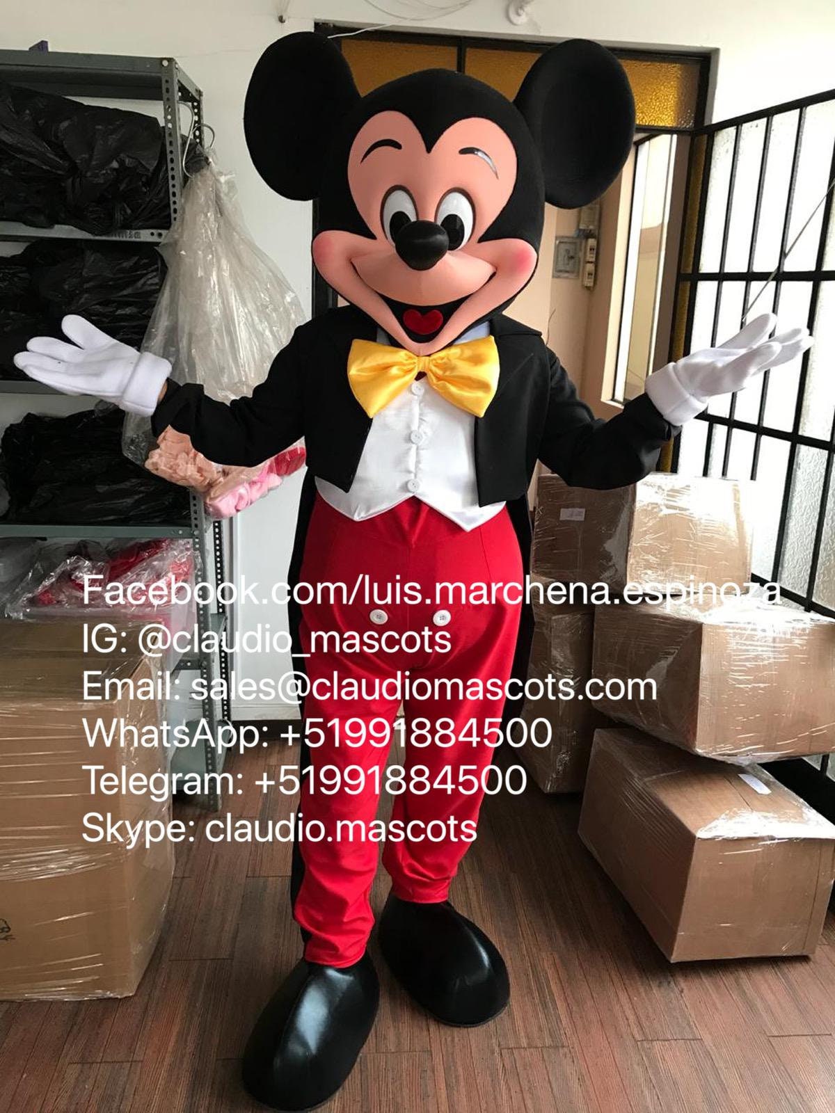Mickey Mouse Mascot Costume Higher Quality Adult Cartoon Etsy