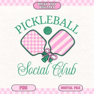 Pickleball Png Cocktail Club Png Preppy Coquette Png Pickleball Spieler Pickleball Design Girls Club Png Trendy Shirt Design Country Club