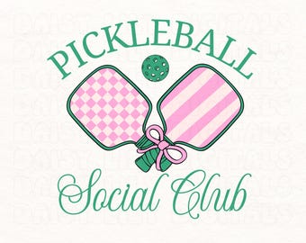Pickleball Png Cocktail Club Png Preppy Coquette png Pickleball Player Pickleball Design Girls Club png Trendy Shirt Design Country Club