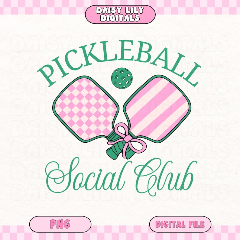 pickleball social club png svg