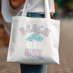 beach bum tote bag