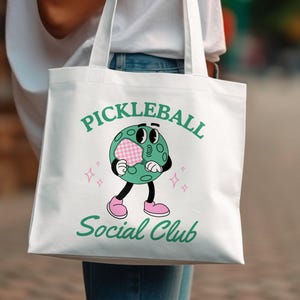 Pickleball-skjorta PNG Social Club png Preppy Sweatshirt Sublimeringsdesign Pickle Ball Paddle Clipart Rolig Pickleball png Digital nedladdning bild 9