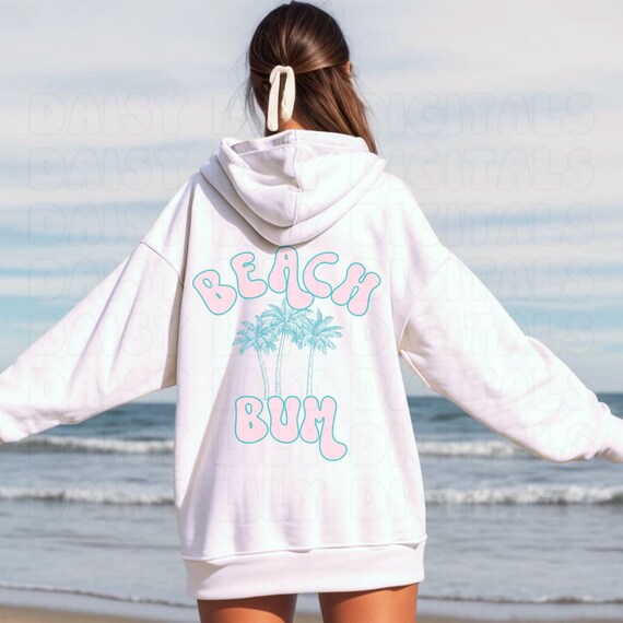 Beach Bum Shirt PNG Retro Summer Png Beach Png Retro Shirt Design Beach Tshirt Design Ocean Png Trendy Png Coconut Girl Preppy Aesthetic