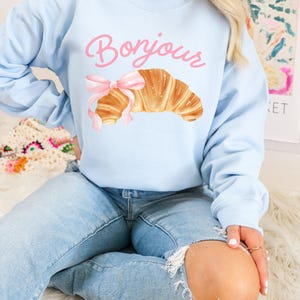 bonjour paris sweatshirt