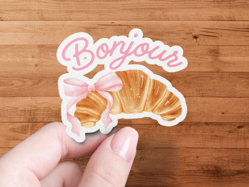 bonjour paris sticker