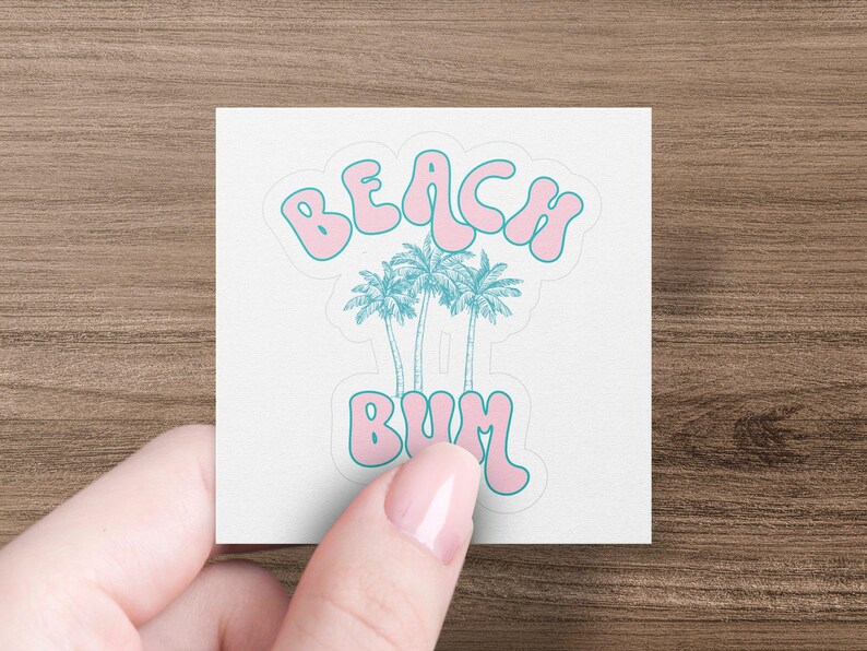 beach bum sticker