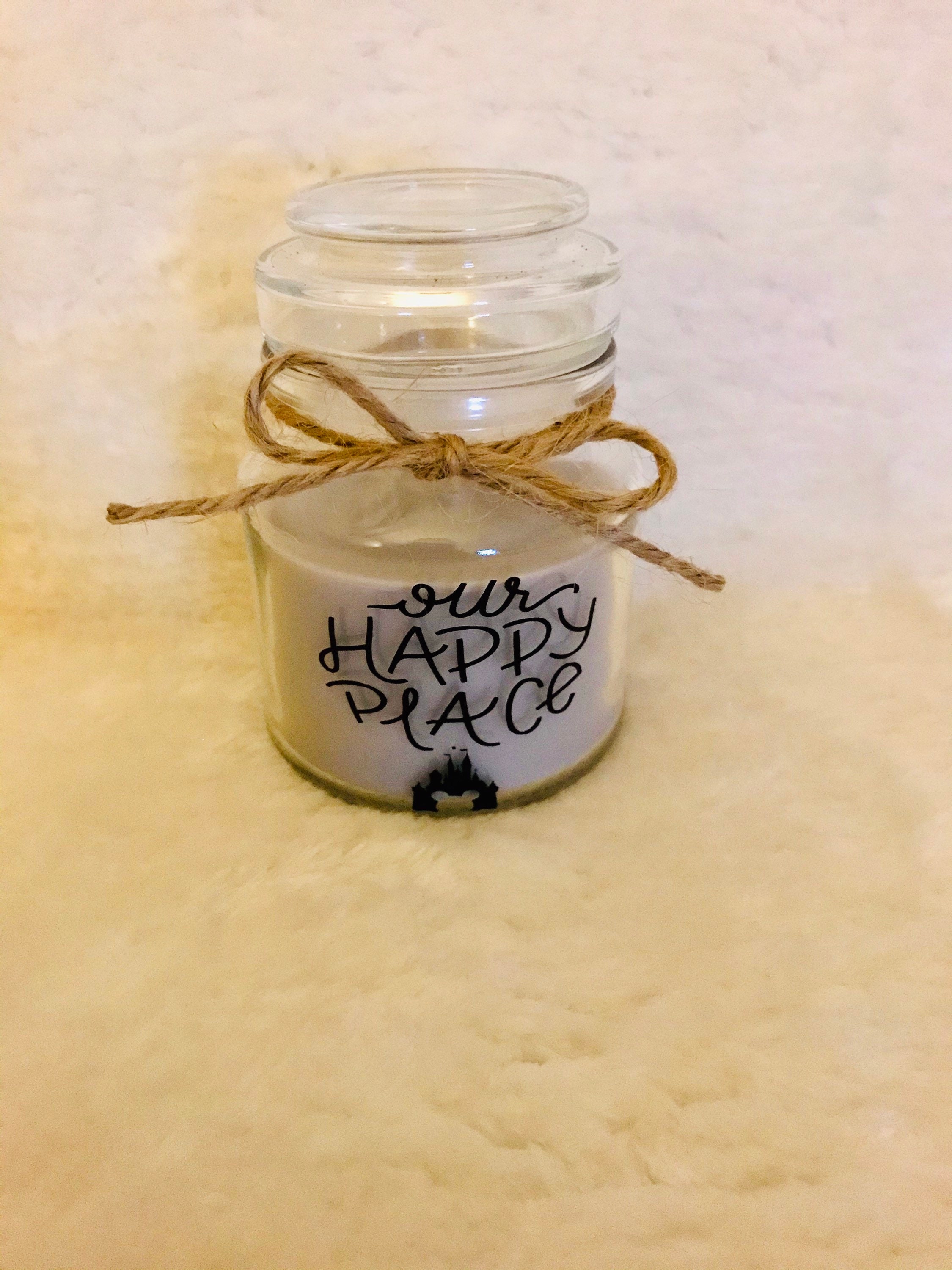 Our Happy Place Candle Home love gift castle gift candle Etsy